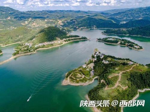 安康瀛湖水域。