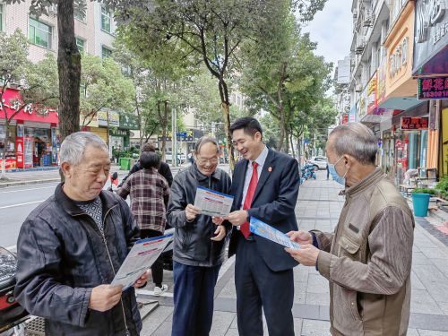 正阳团队开展平安建设宣传活动
