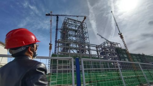 建设中的清水川三期