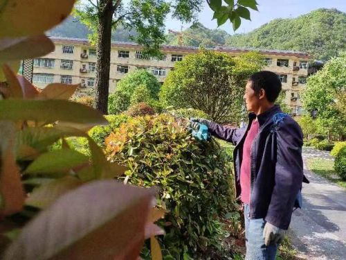 安康市宁陕县：扮靓市容迎“五一